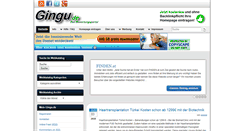Desktop Screenshot of gingu.de